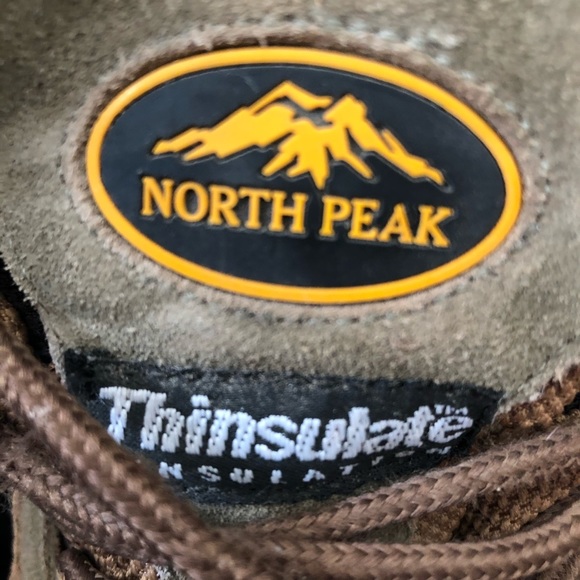 Men's North Peak Hiking Boots Hiking 13 Brown - Picture 5 of 15